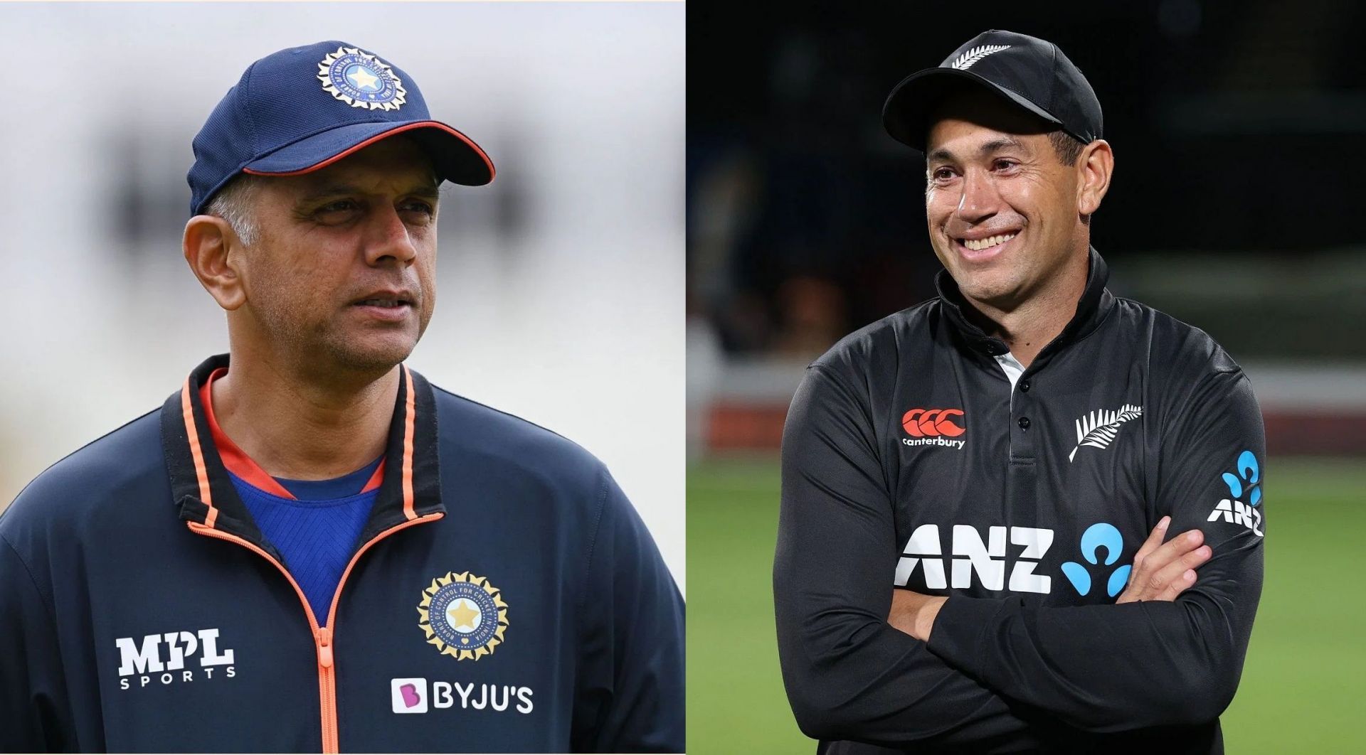 Rahul Dravid (left) and Ross Taylor. Pics: Getty Images