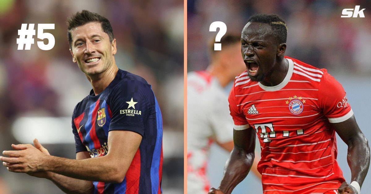 Robert Lewandowski (left) and Sadio Mane (right)