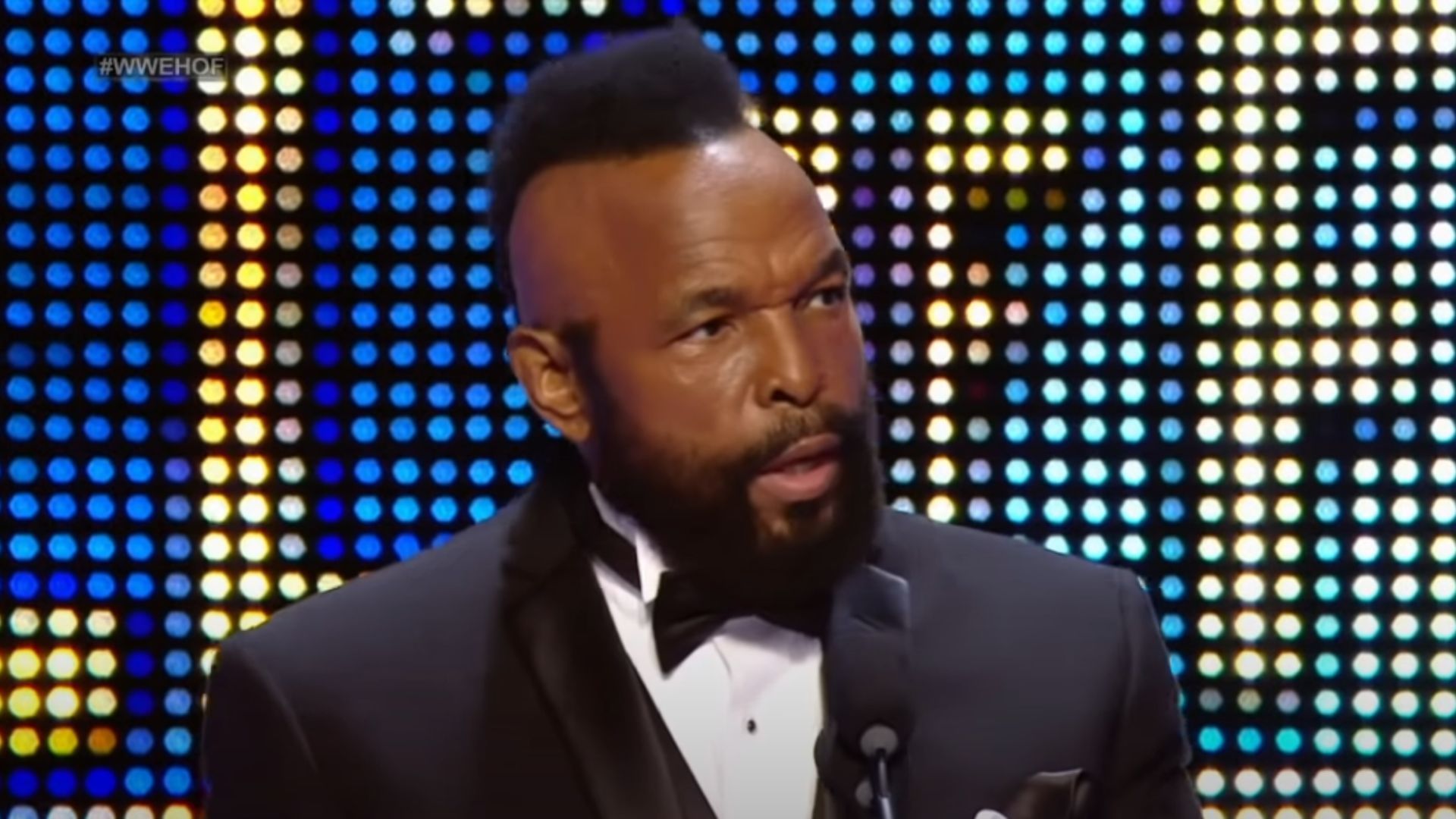 TV star and WWE Hall of Famer Mr. T