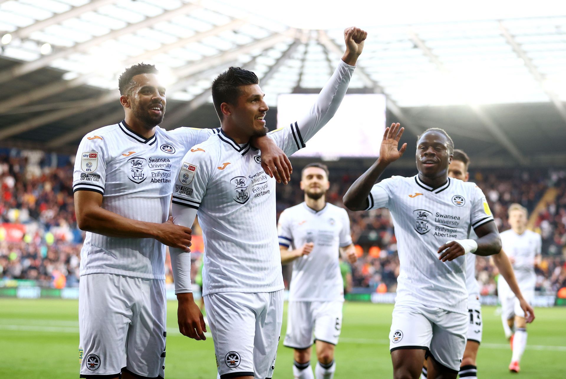 Swansea will host Luton on Saturday.