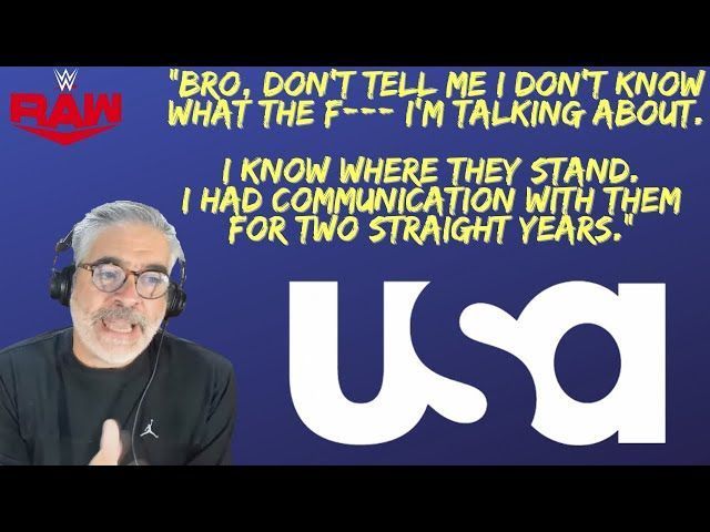 Vince Russo Confirms He Has Secretly Been Working For Usa Network On