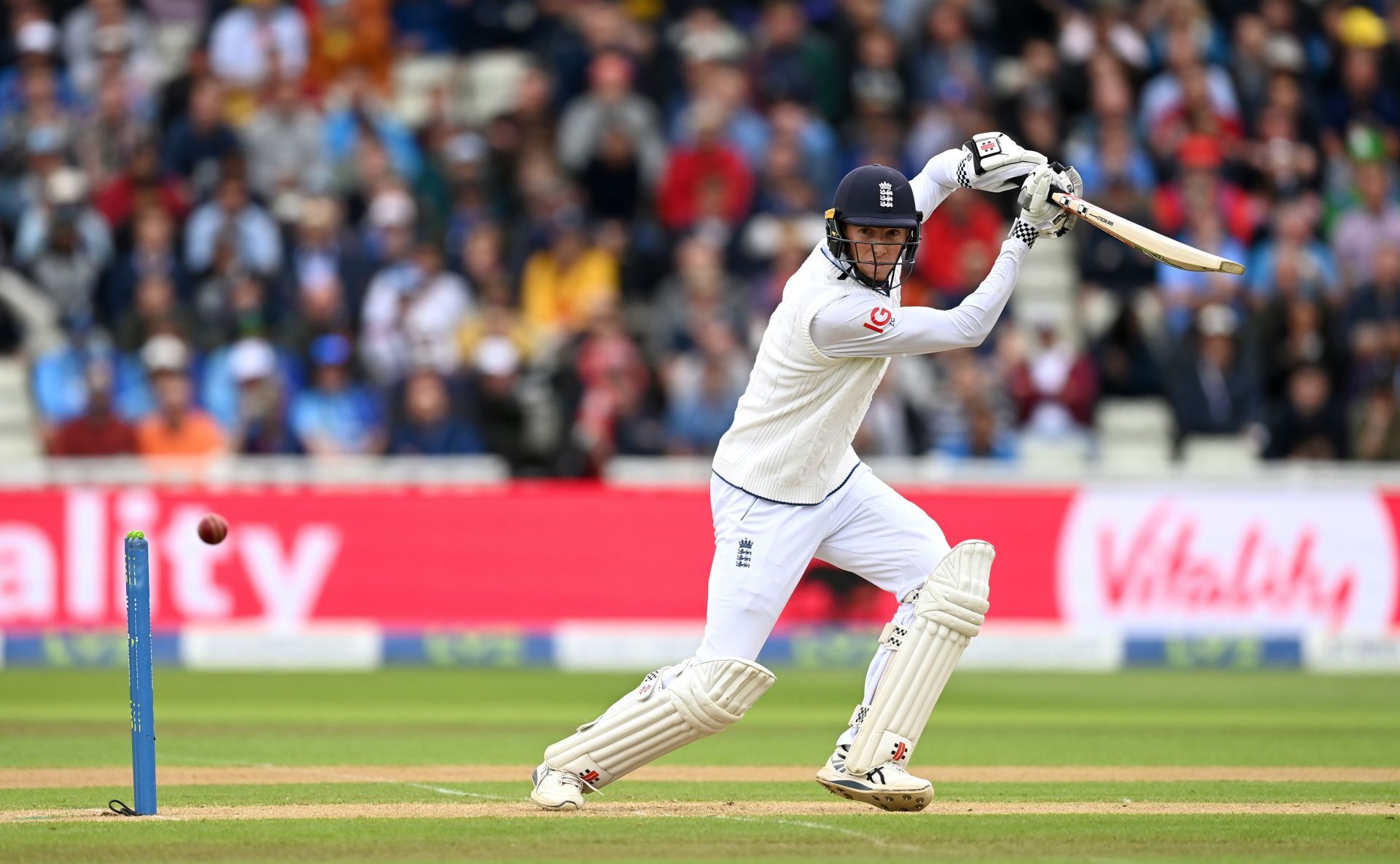 Zak Crawley survived for 77 deliveries. (Credits: Getty)