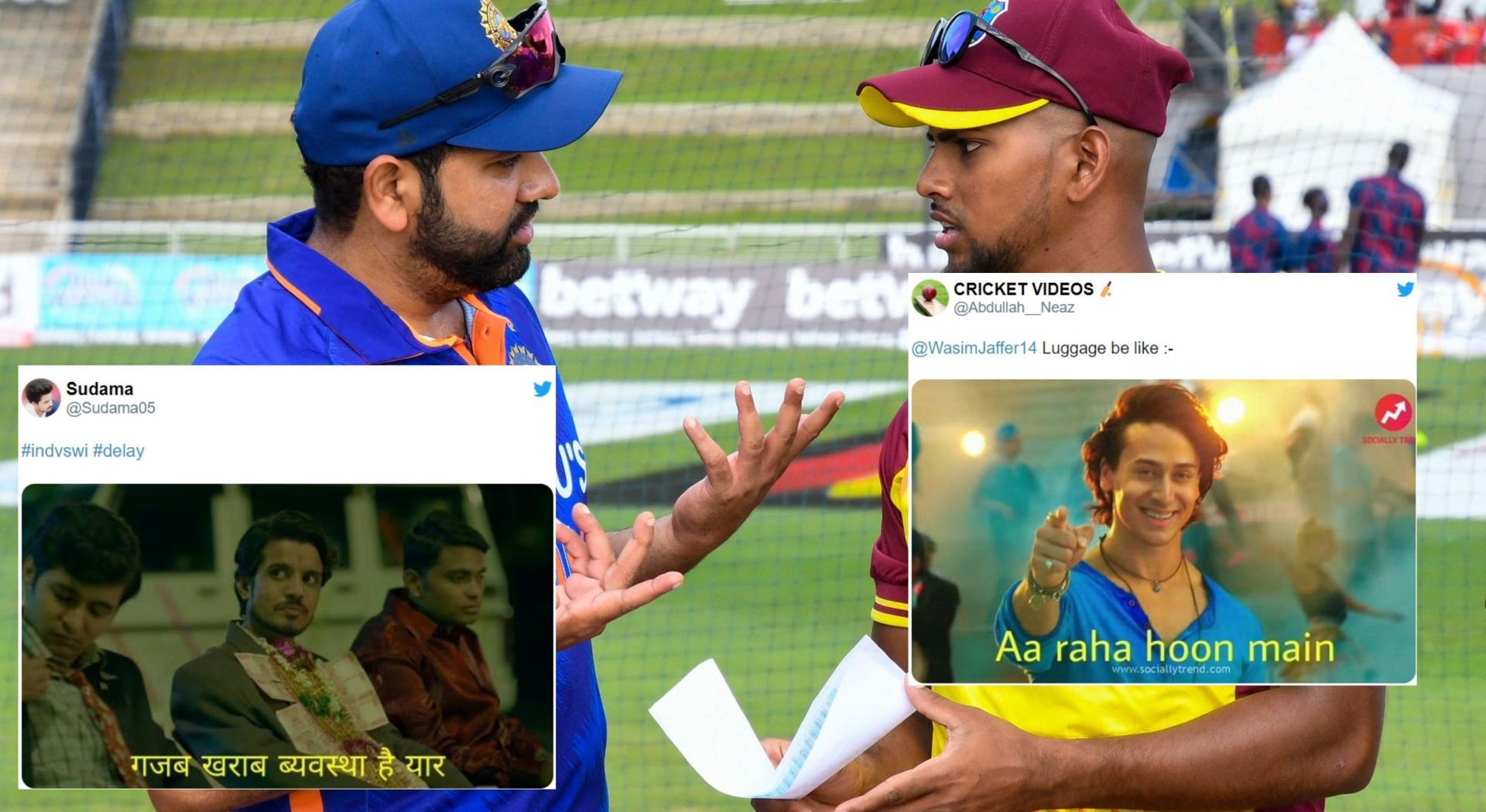 Top 10 funny memes after the second T20I between India and West Indies gets delayed.