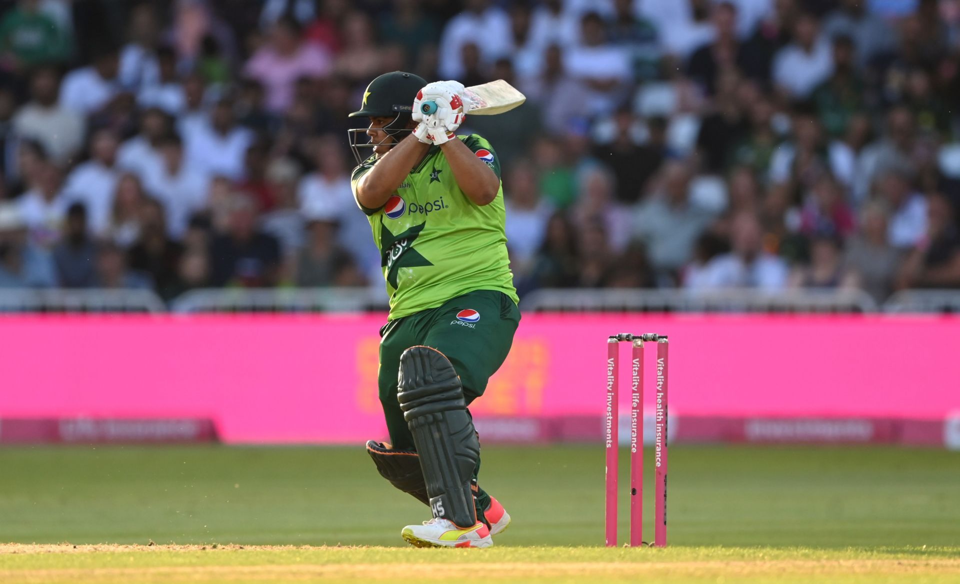 Pakistan batsman Azam Khan. Pic: Getty Images