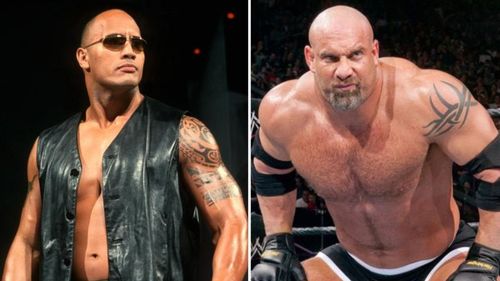 What was The Rock and Goldberg's first meeting like?