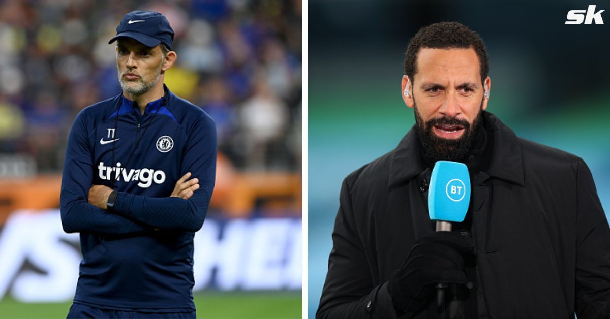 Rio Ferdinand (R) warns Chelsea over Thomas Tuchel.