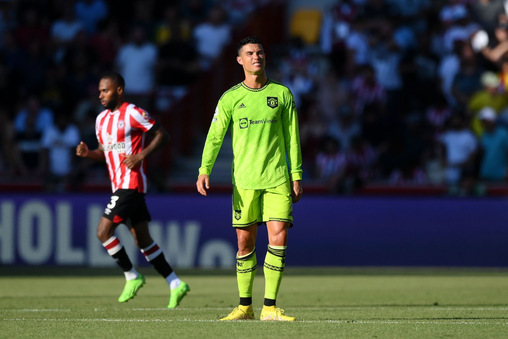 Cristiano Ronaldo watched on helplessly as Manchester United were given a hiding by Brentford