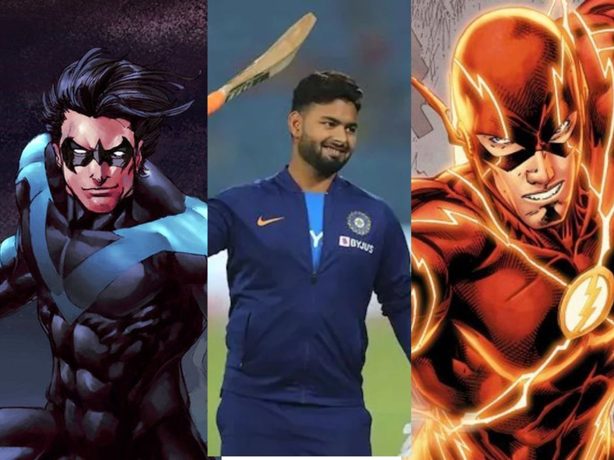 Which superheroes does Rishabh Pant share similarities with