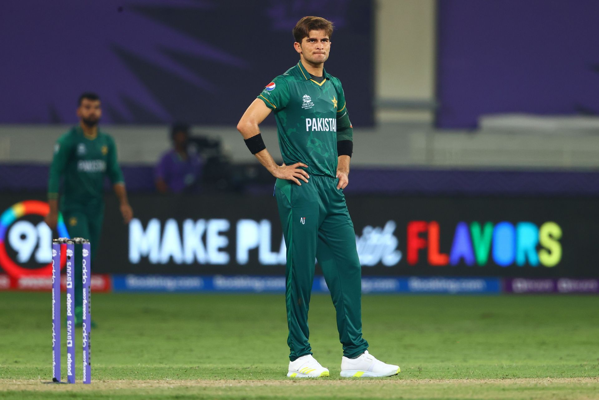 Left-arm seamer Shaheen Afridi. Pic: Getty Images
