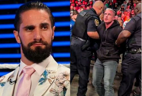 Seth Rollins(Left); Dexter Lumis(Right)