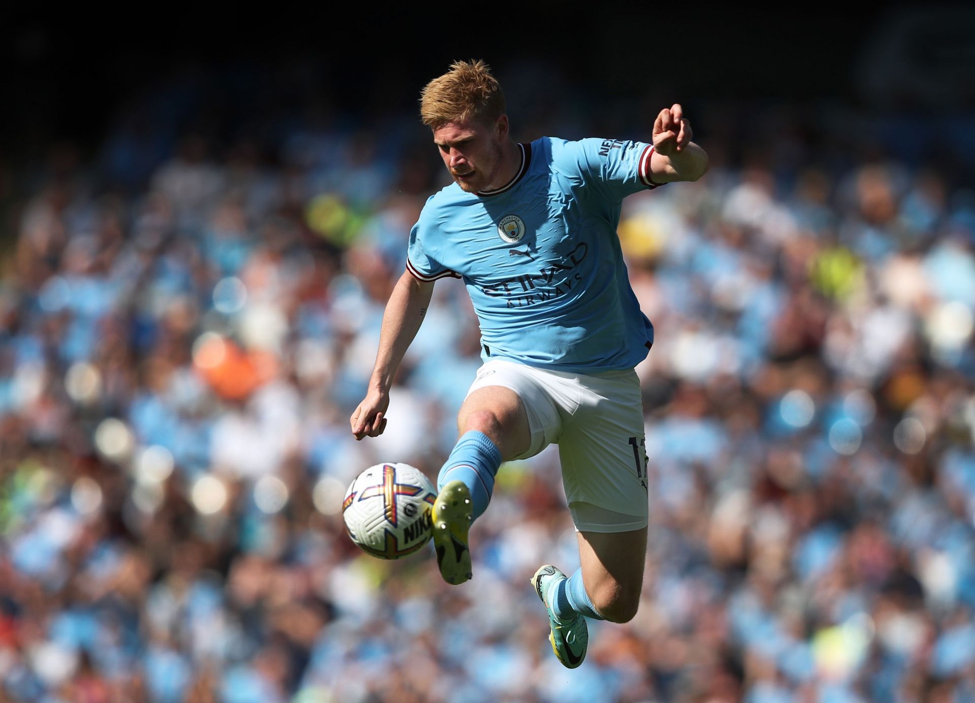 Kevin De Bruyne in action for Manchester City