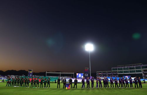 Al Amerat Stadium in Oman will be the venue of the Asia Cup qualifiers Image: Twitter/Cricket Scotland