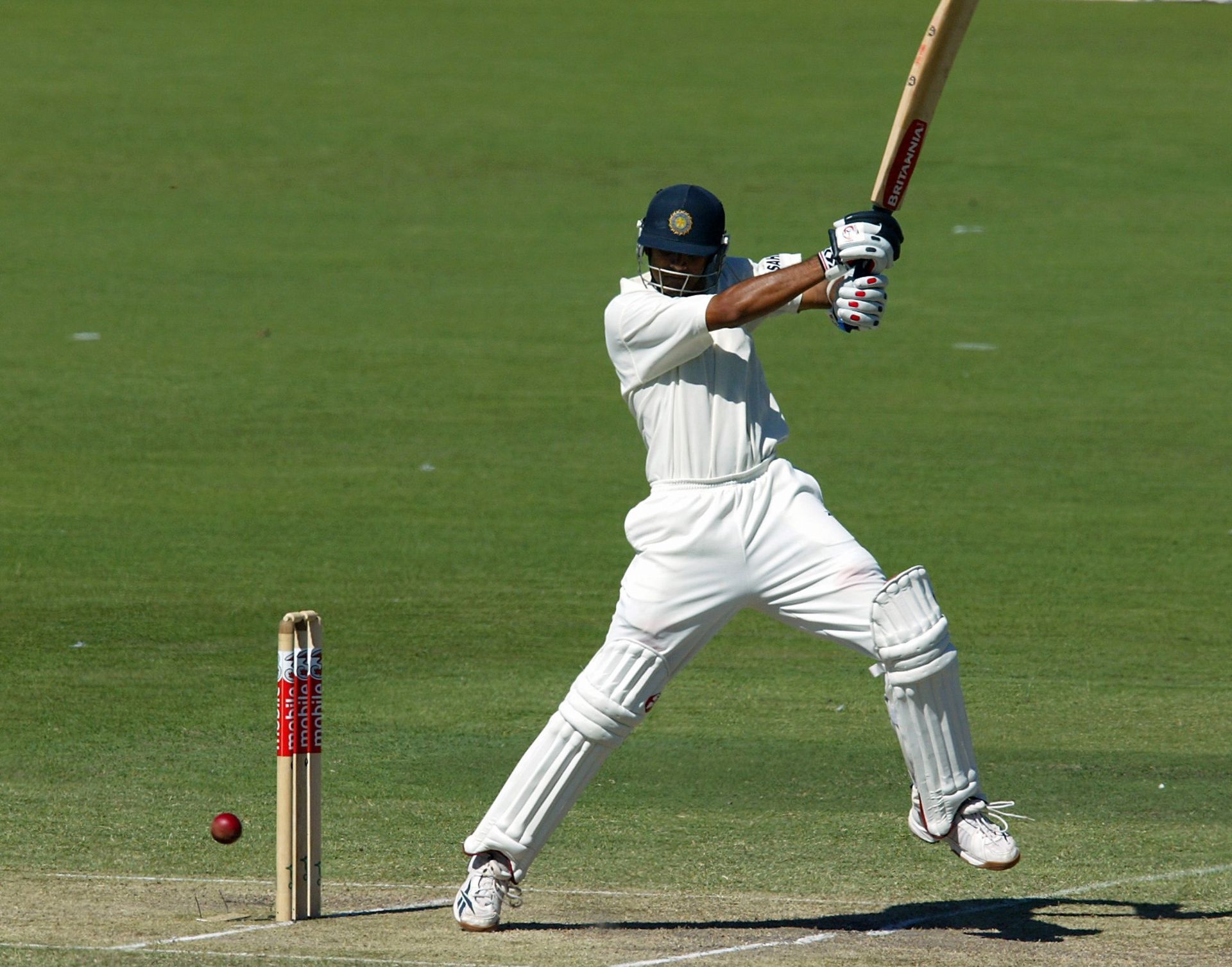 Rahul Dravid was the Man of the Match in India's victory over Australia at the Adelaide Oval in 2003