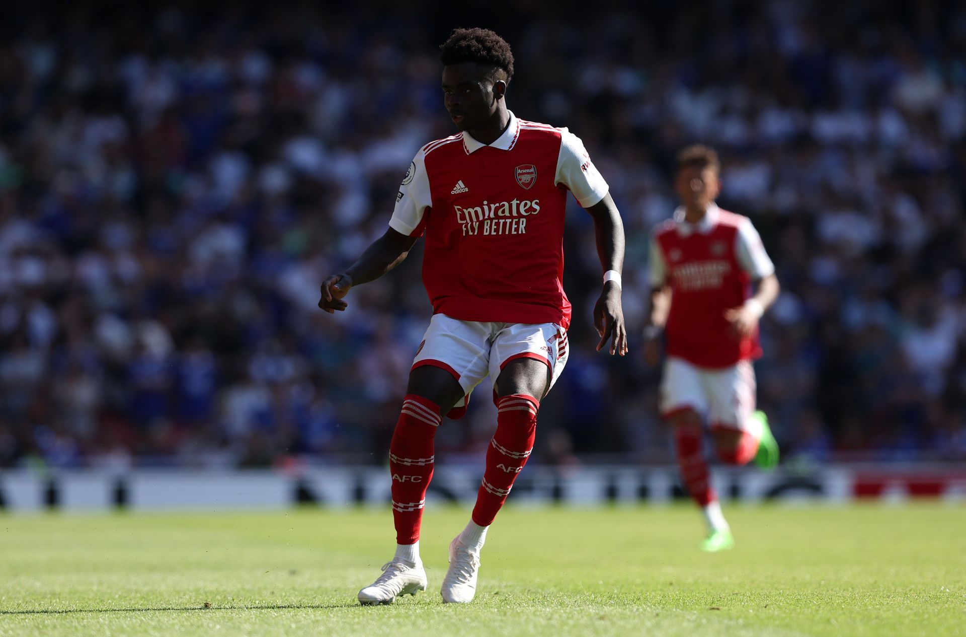 Bukayo Saka has not been in his element so far this season.