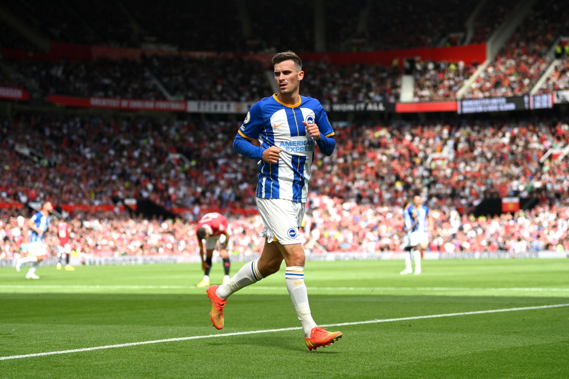 Pascal scored a brace in Brighton's win over Manchester United