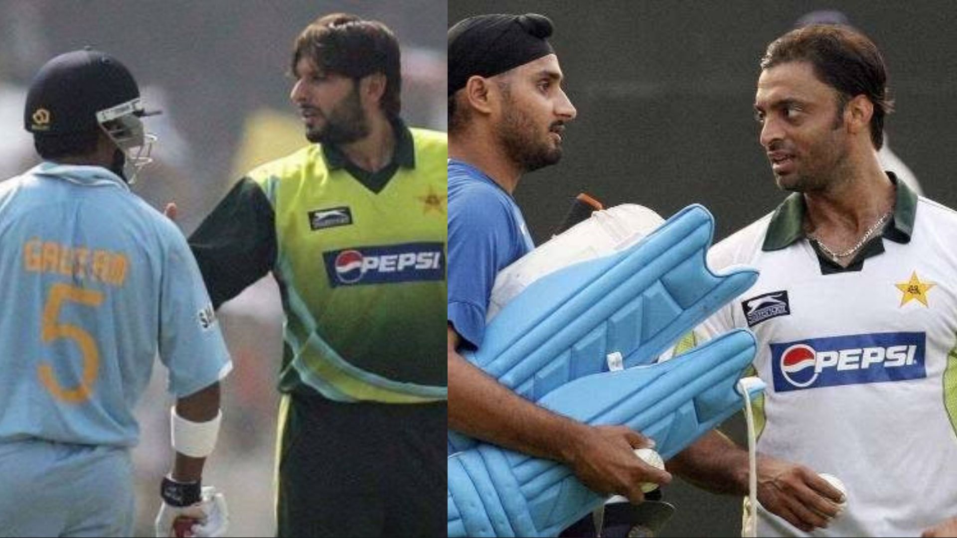 Gautam Gambhir, Harbhajan Singh, Shahid Afridi and Shoaib Akhtar have been involved in some of the biggest fights in India vs Pakistan history
