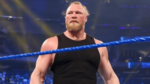 Brock Lesnar had a feud with a hardcore legend at the start of his career