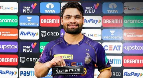 Rinku Singh. Image Courtesy: IPL