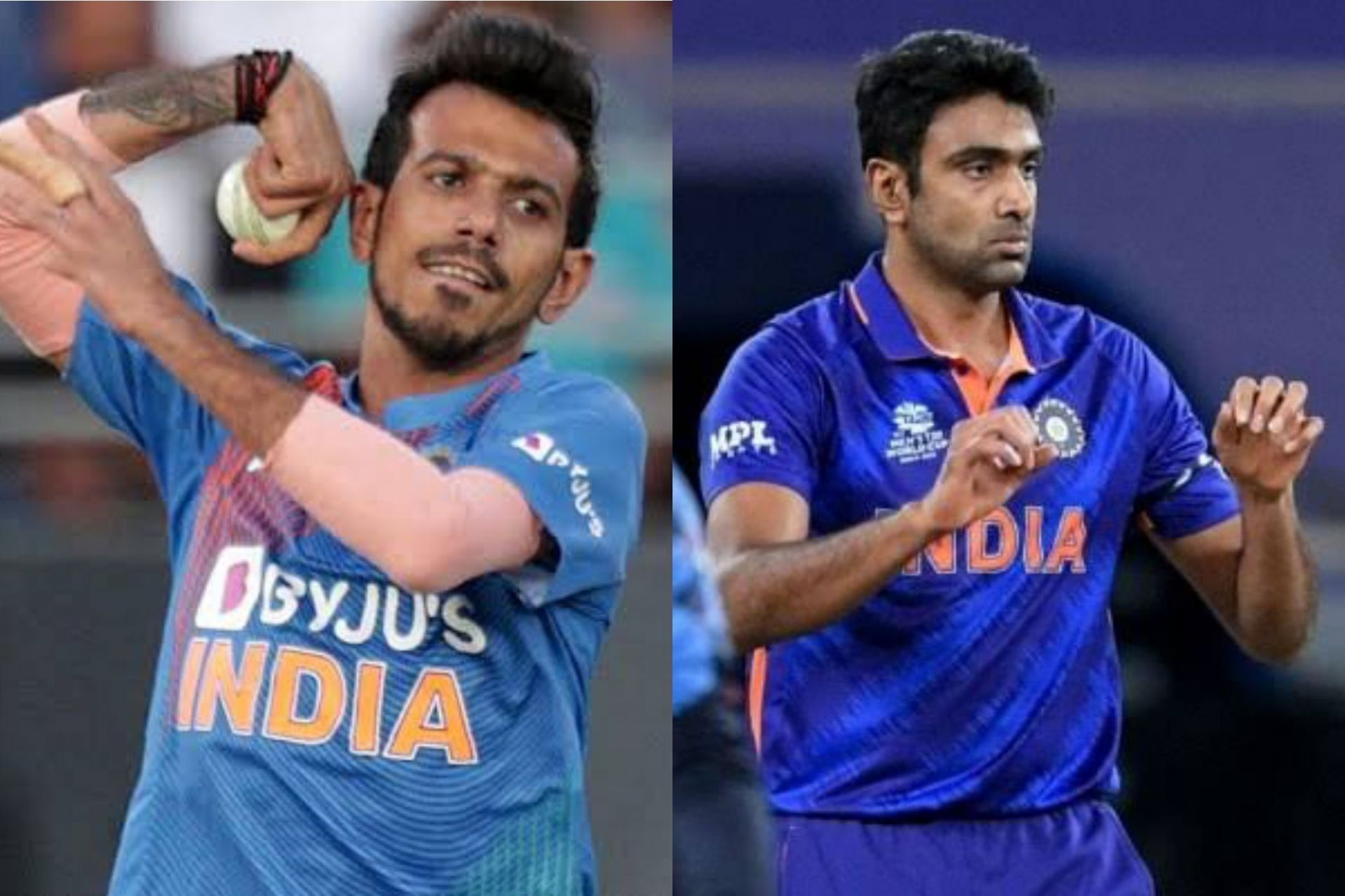 Yuzvendra Chahal and Ravichandran Ashwin are two of India