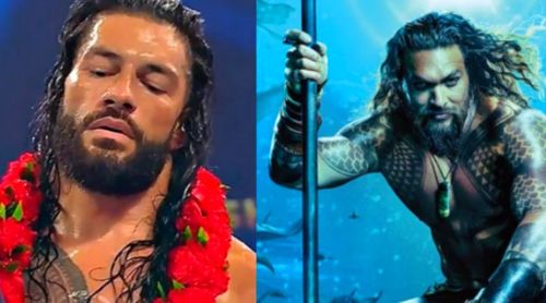 Due to his resemblance to actor Jason Mamoa, WWE's Roman Reigns has been referred to as 'Aquaman'