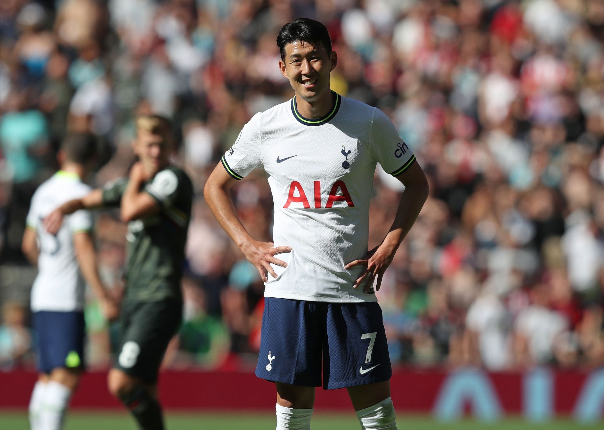 Son Heung-min in action for Tottenham Hotspur