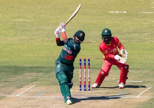 Tamim Iqbal reached 8000 runs in the ODI series against Zimbabwe. (Credits: Twitter)