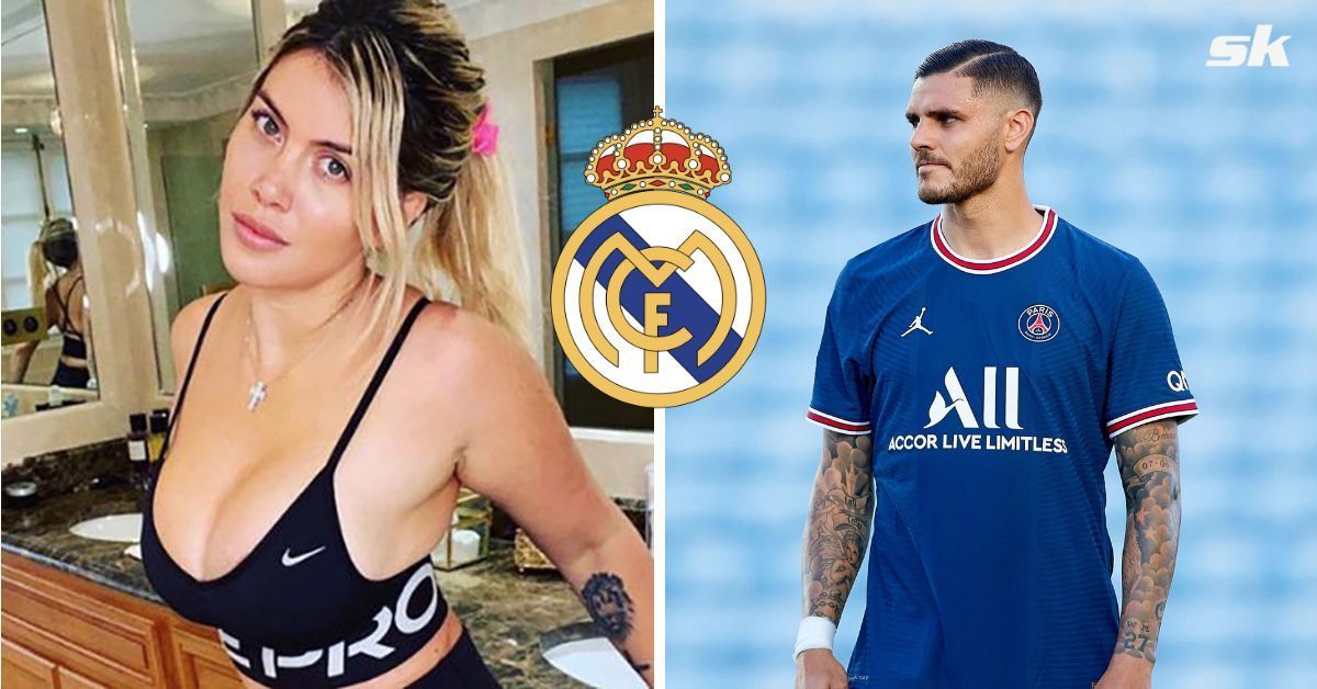 Left: Mauro Icardi&#039;s wife and agent Wanda Nara