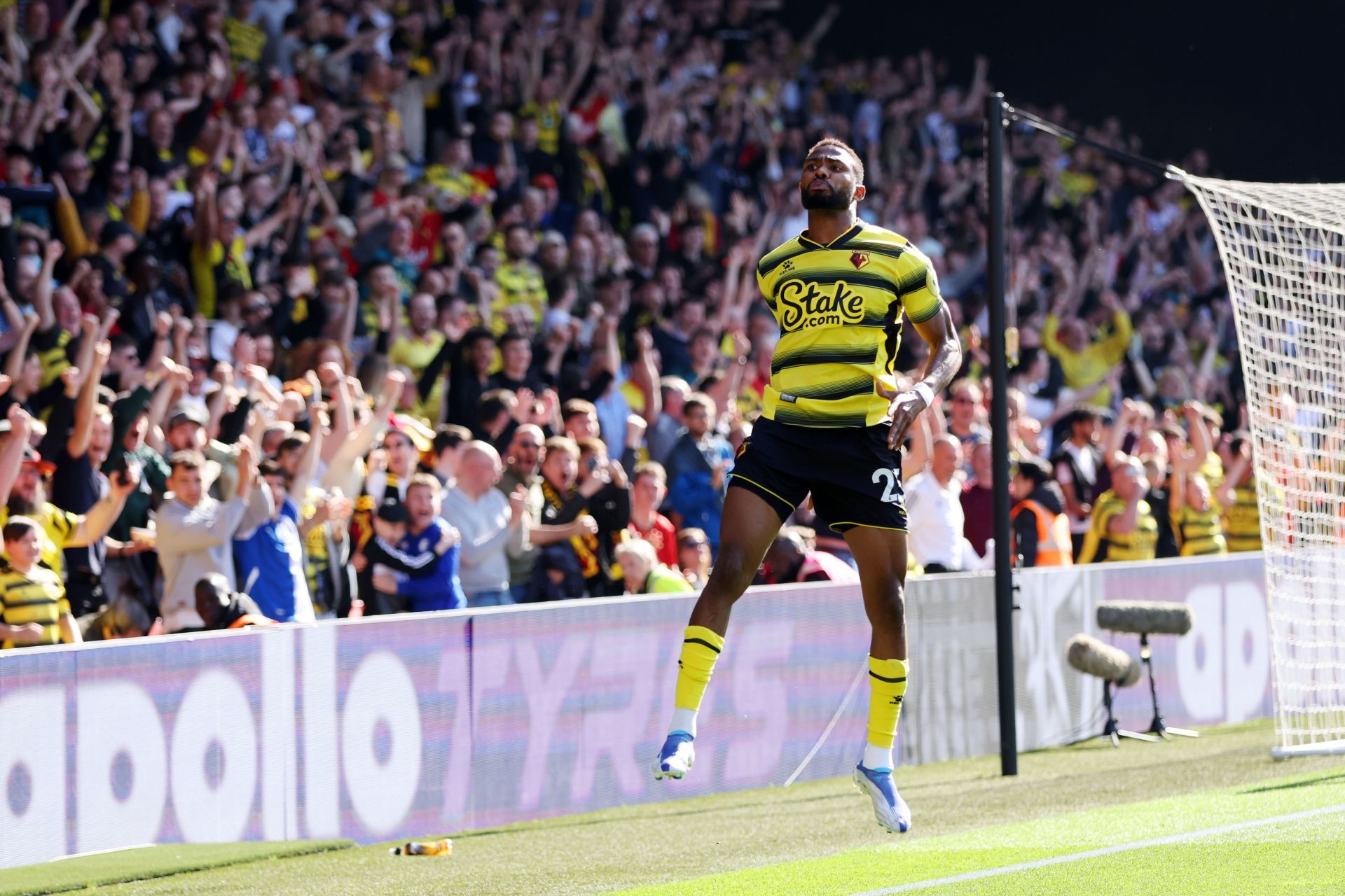 Emmanuel Dennis in action for Watford