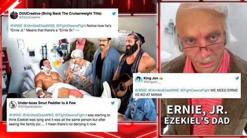 Elias' younger brother is injured after being attacked by Kevin Owens.