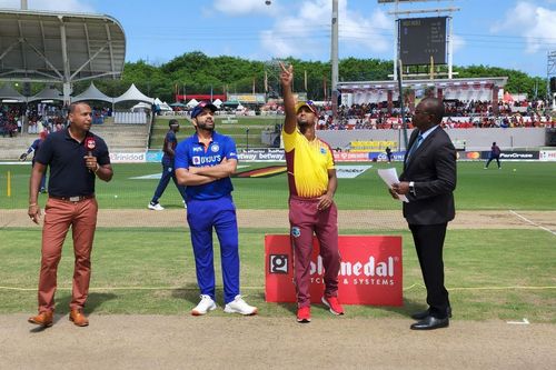 The two captains will walk out for the toss at 9.00 pm IST on Tuesday. (P.C.:Twitter)