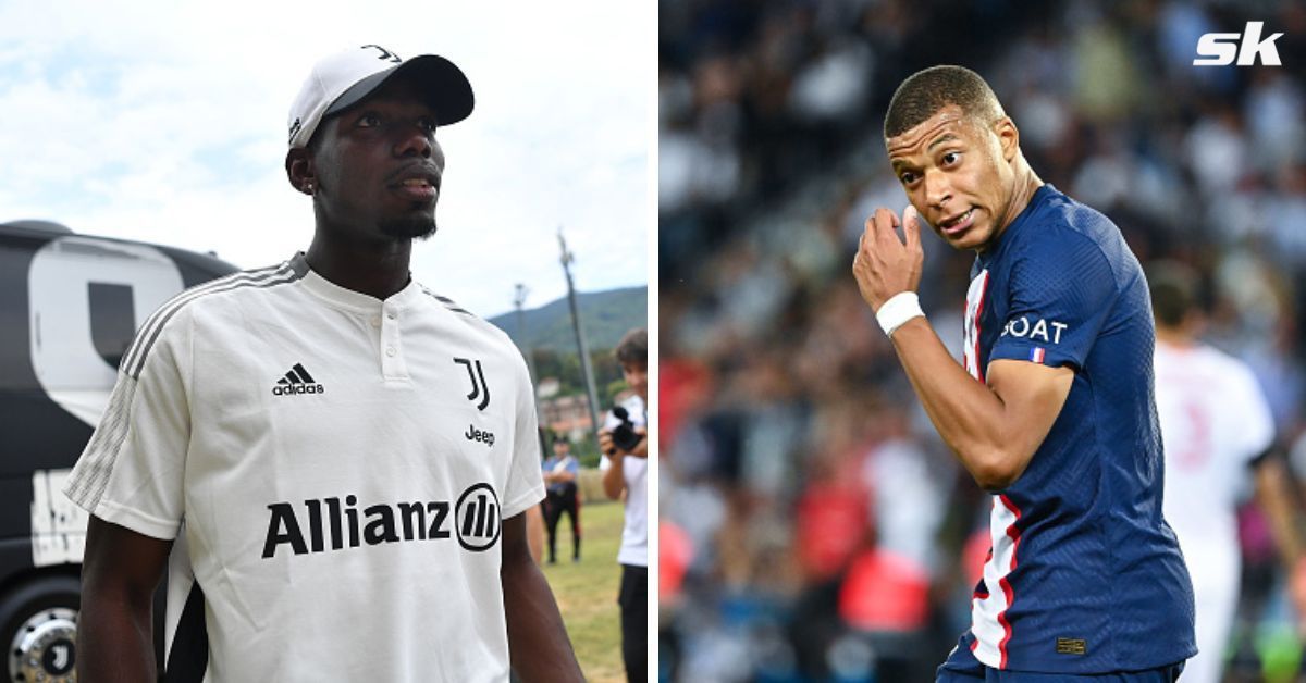 French superstars Paul Pogba and Kylian Mbappe