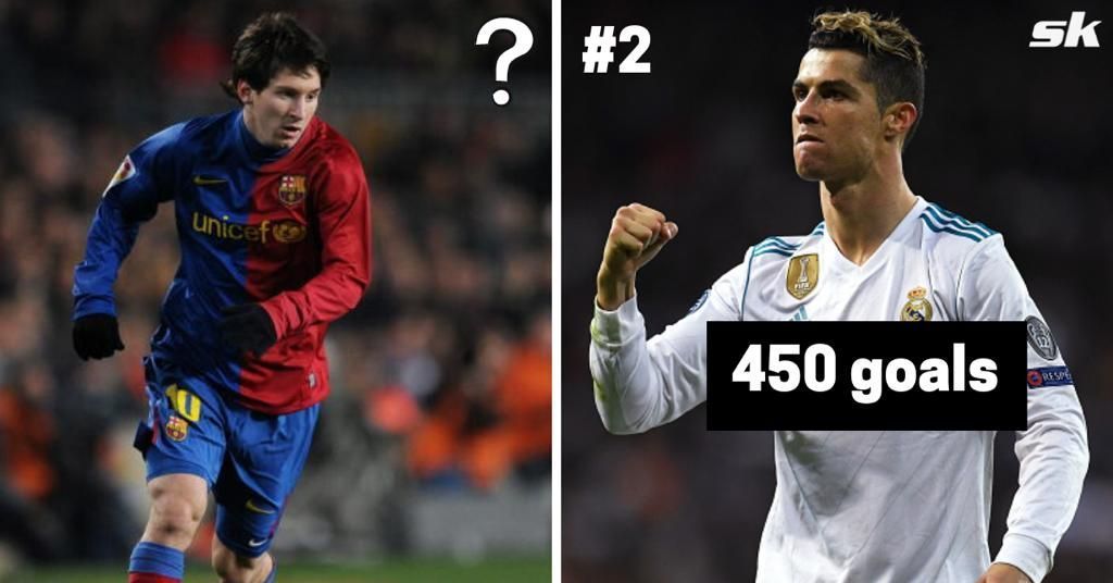 Lionel Messi (left) and Cristiano Ronaldo.