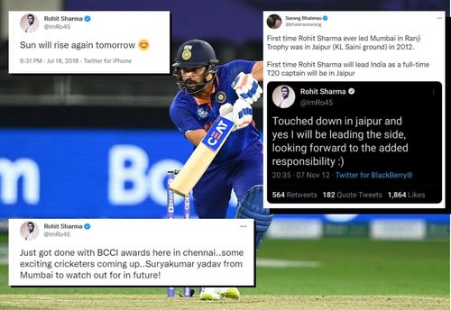 Rohit Sharma’s old tweets have gone viral in recent times.