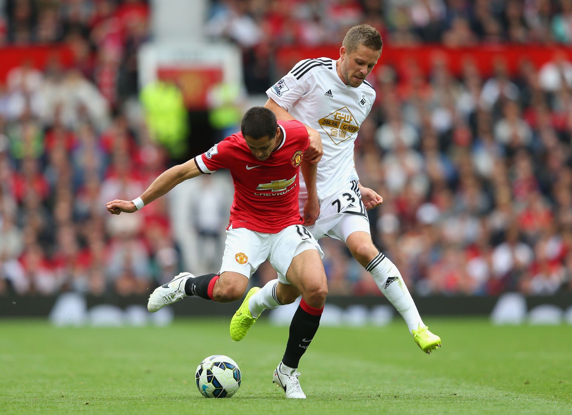 Hernandez has played for both Manchester United and Real Madrid