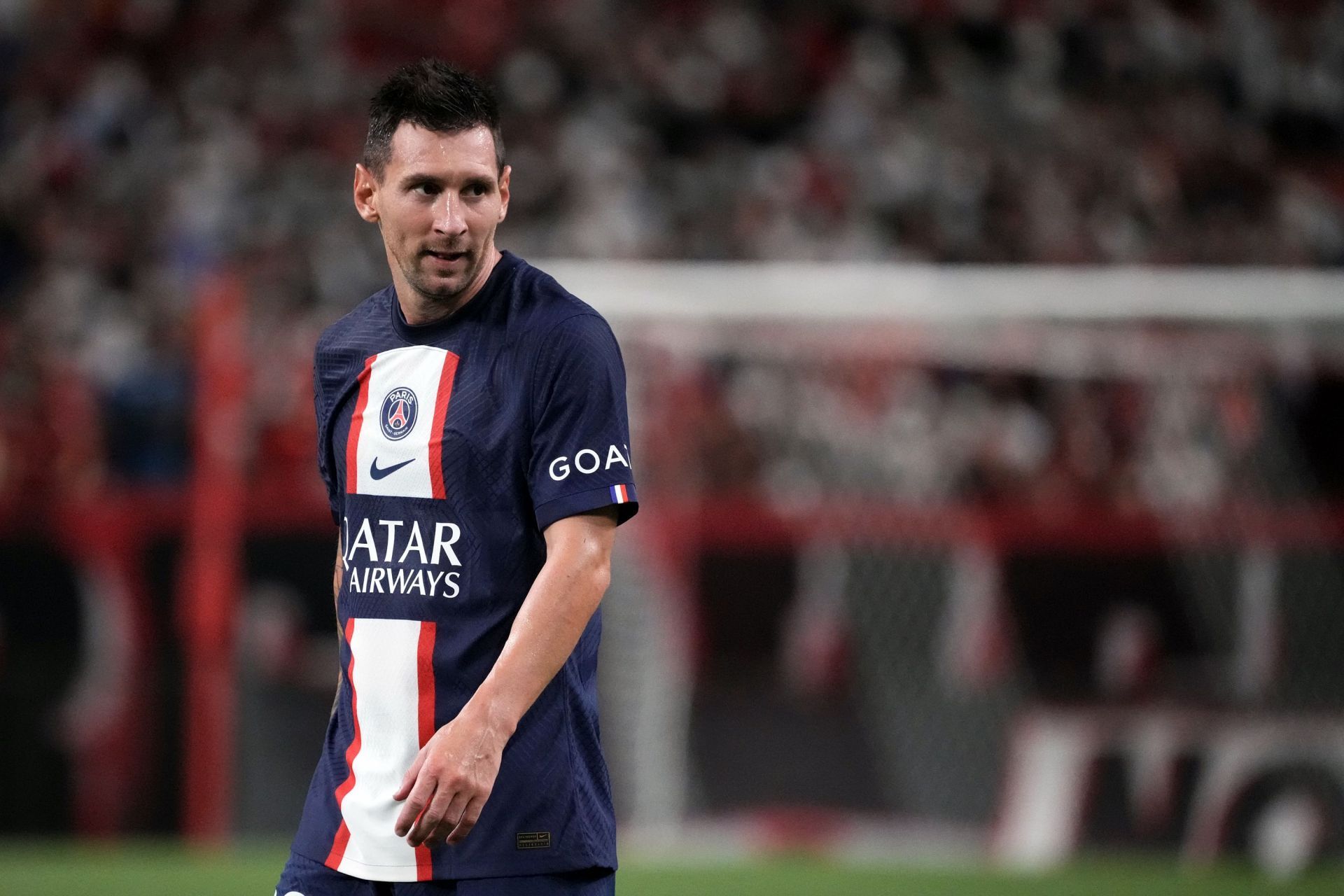 Lionel Messi in action for Paris Saint-Germain
