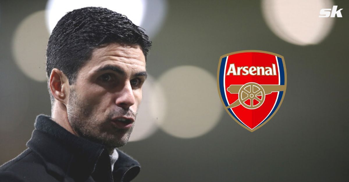 Arsenal manager Mikel Arteta looks on during a match.