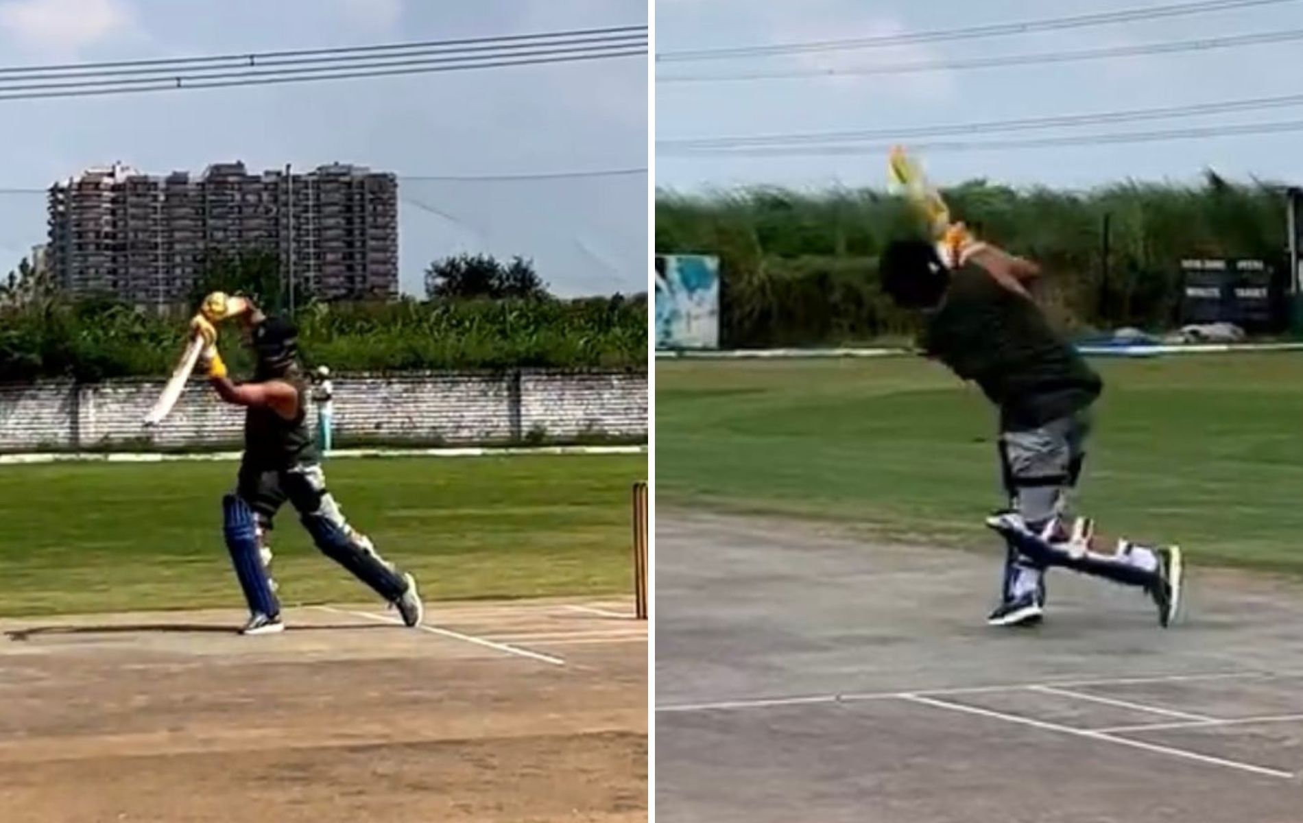 Suresh Raina in action. (Pics: Instagram)