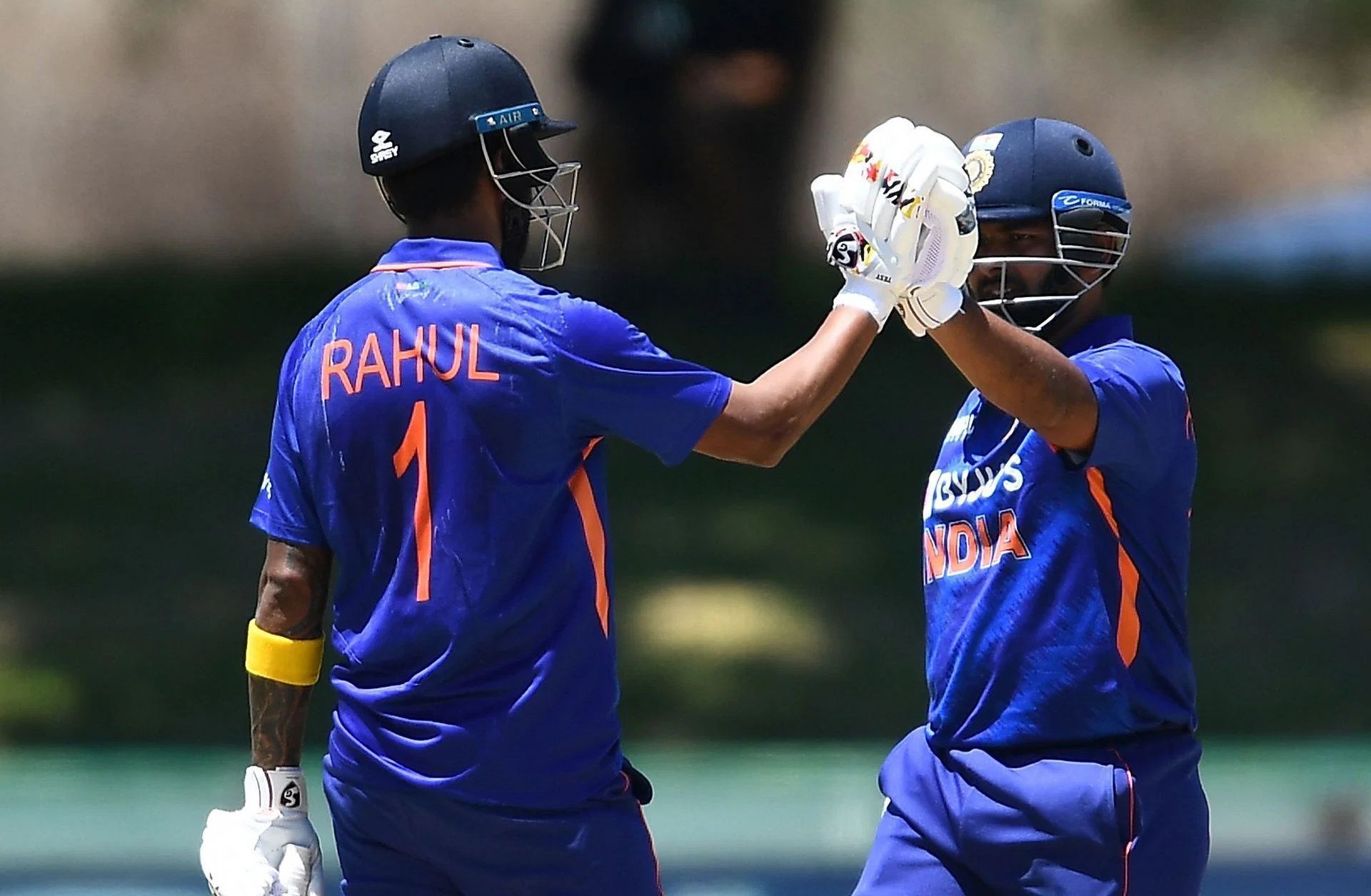 Team India batters KL Rahul (left) and Rishabh Pant. Pic: Getty Images