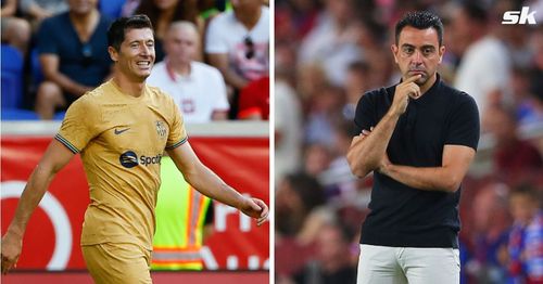 Xavi Hernandez wants to start Robert Lewandowski with Ousmane Dembele and Raphinha.