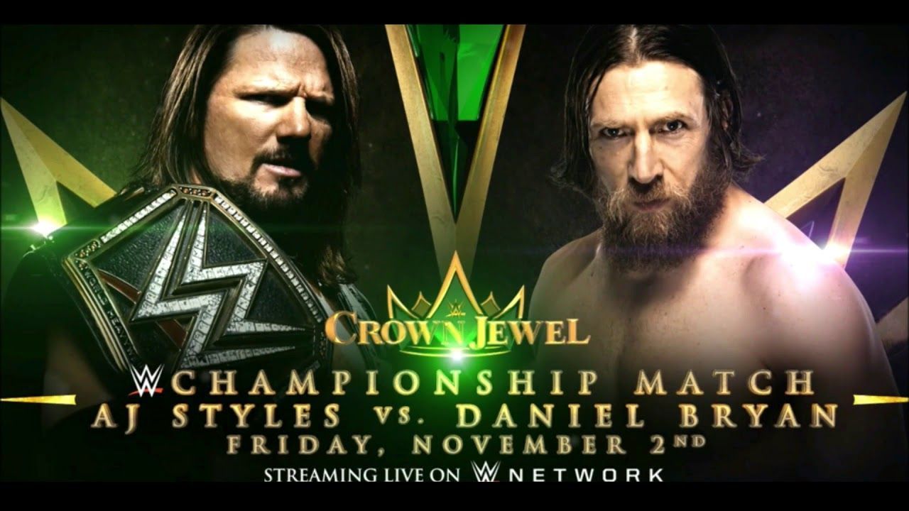 AJ Styles vs. Daniel Bryan (Crown Jewel 2018)