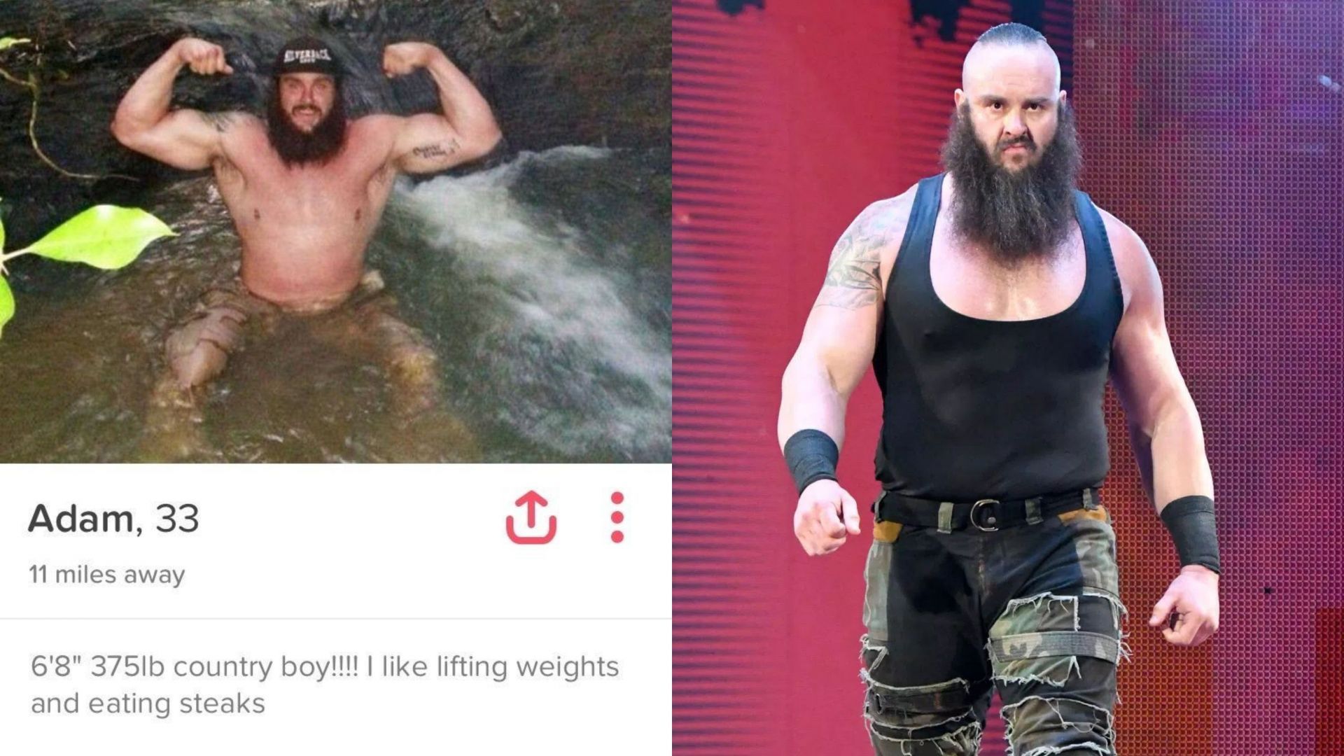 Braun Strowman reportedly used Tinder
