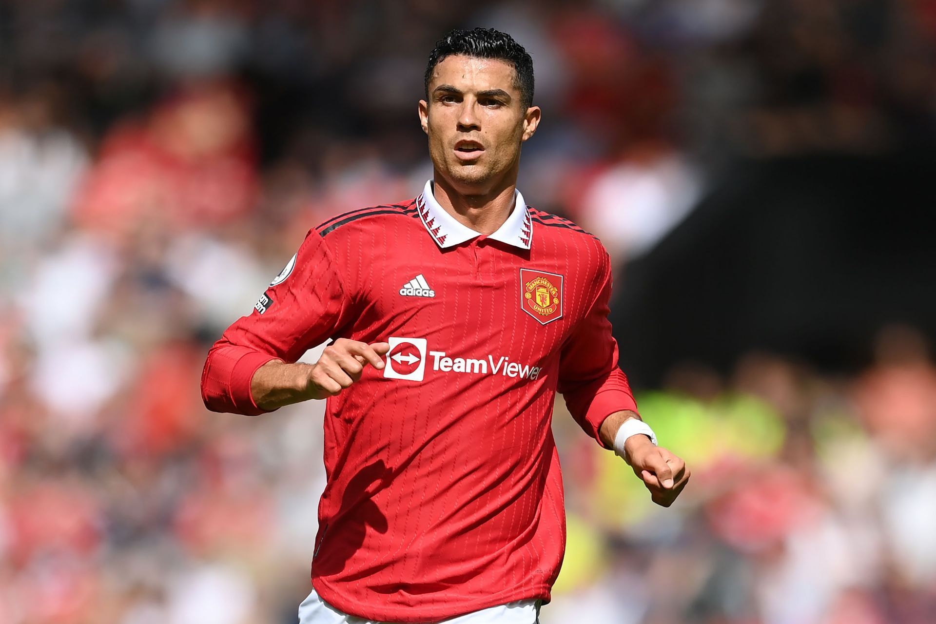 Ronaldo&#039;s future is still uncertain at Manchester United. (Photo by Michael Regan/Getty Images)