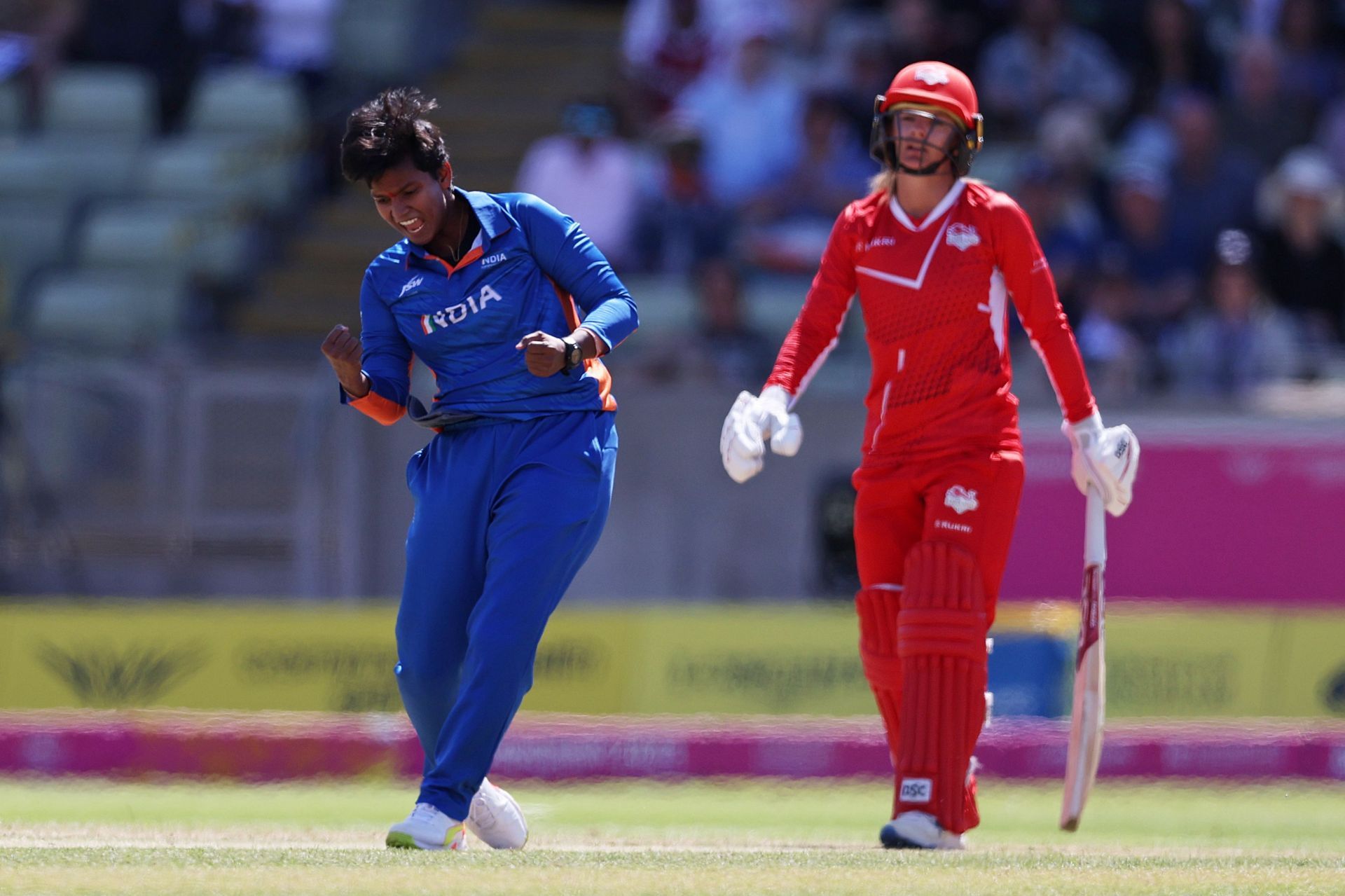 Deepti (L) was brilliant in the CWG semi-final against England