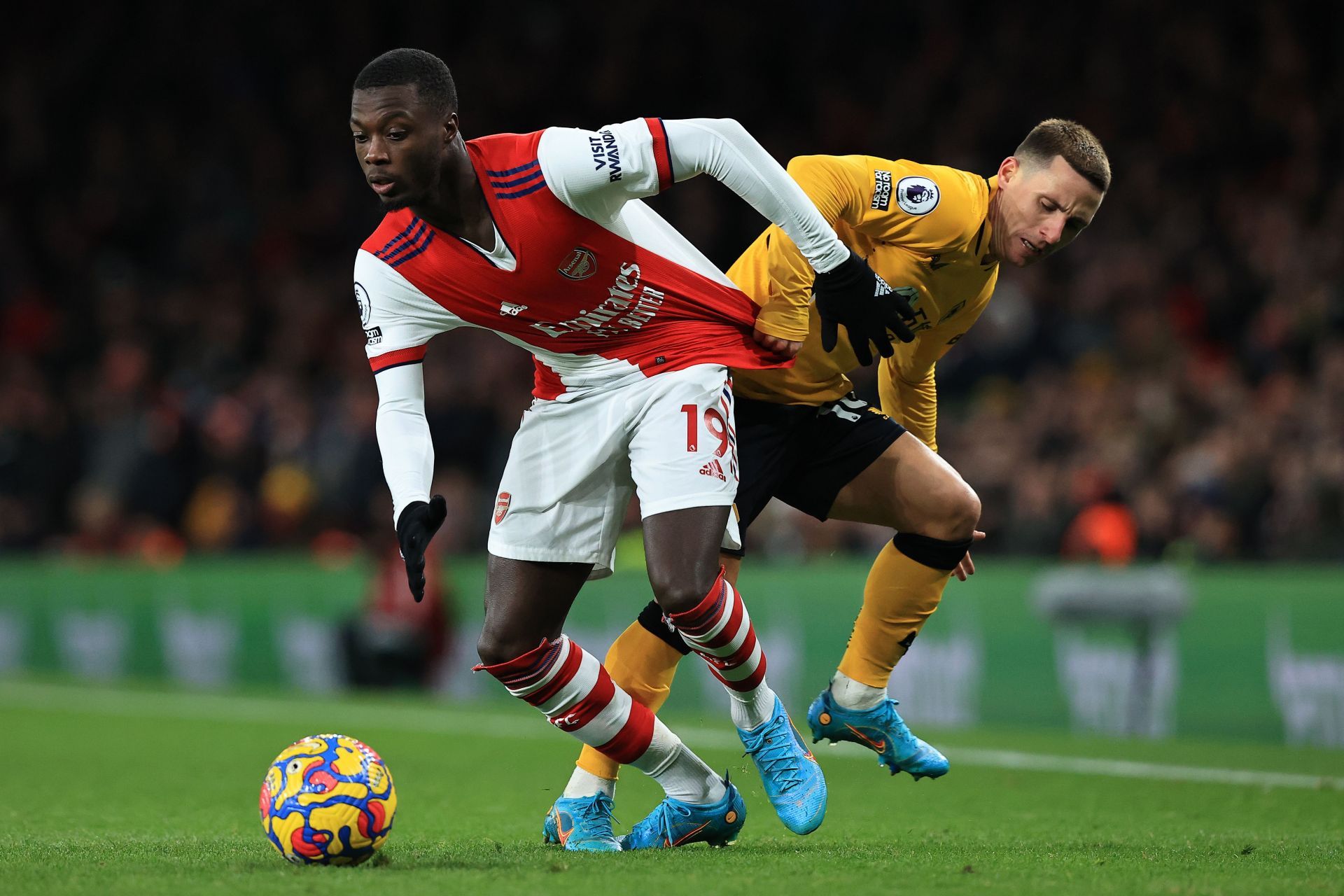 Nicolas Pepe has left the Emirates on loan.