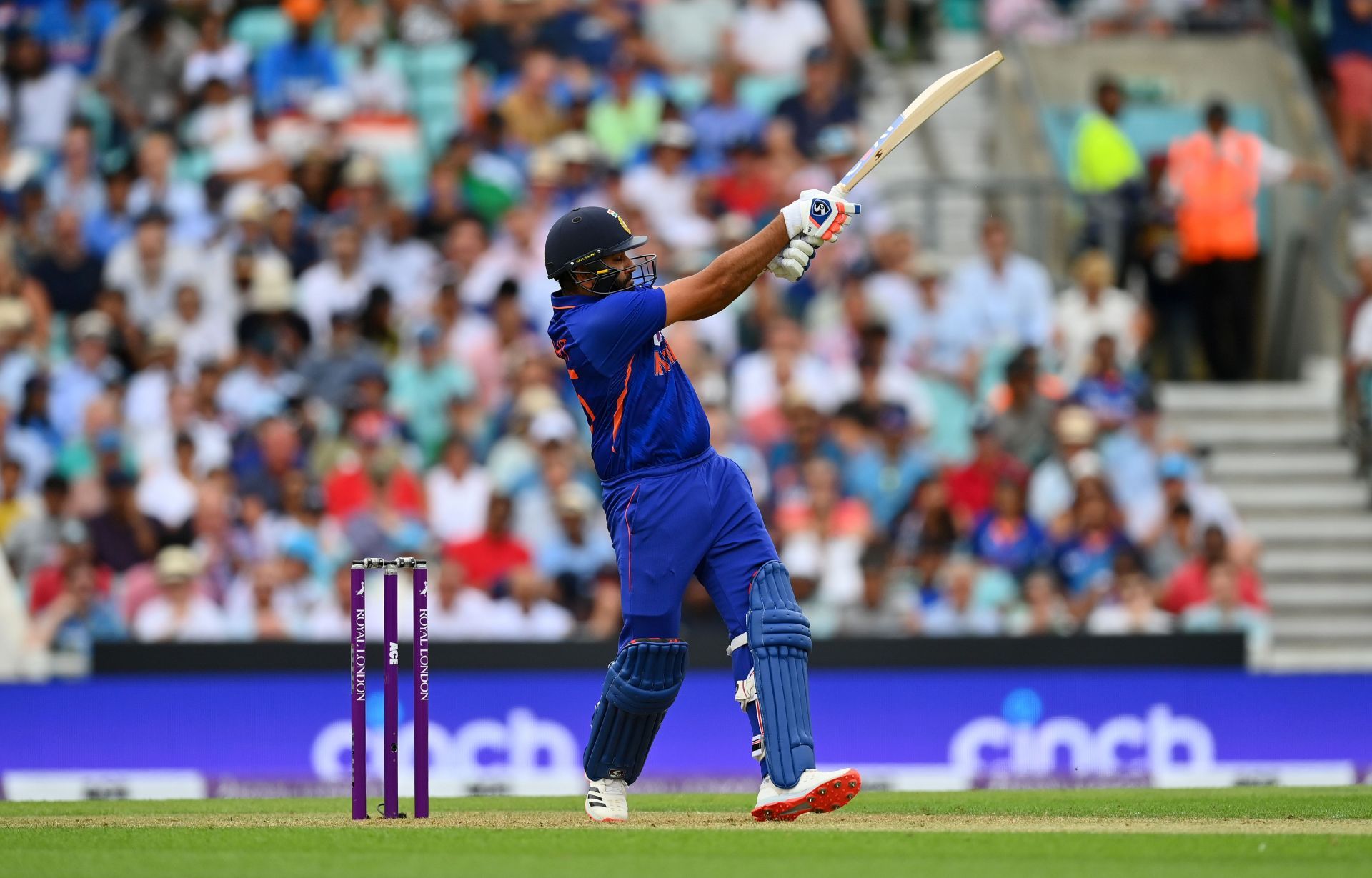 Rohit Sharma is leading by example in the Men in Blue&#039;s new brand of T20 cricket. (P.C.:Getty)