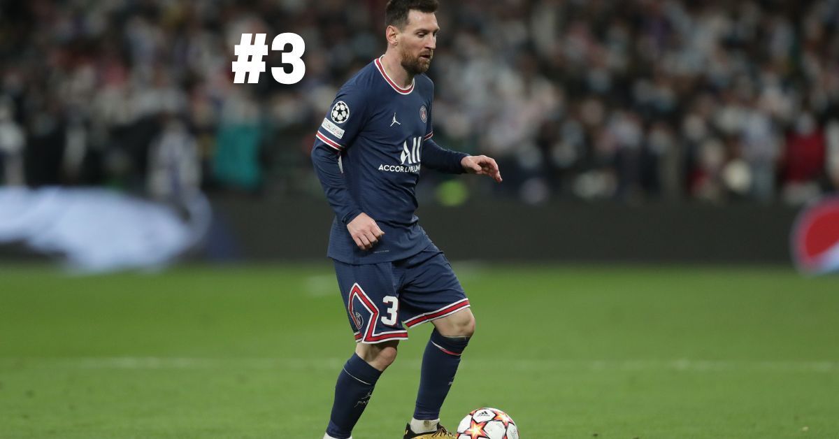 Lionel Messi in action for Paris Saint-Germain