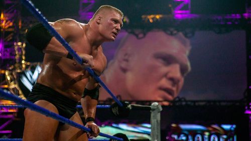 Brock Lesnar and Kurt Angle got into a shoot fight