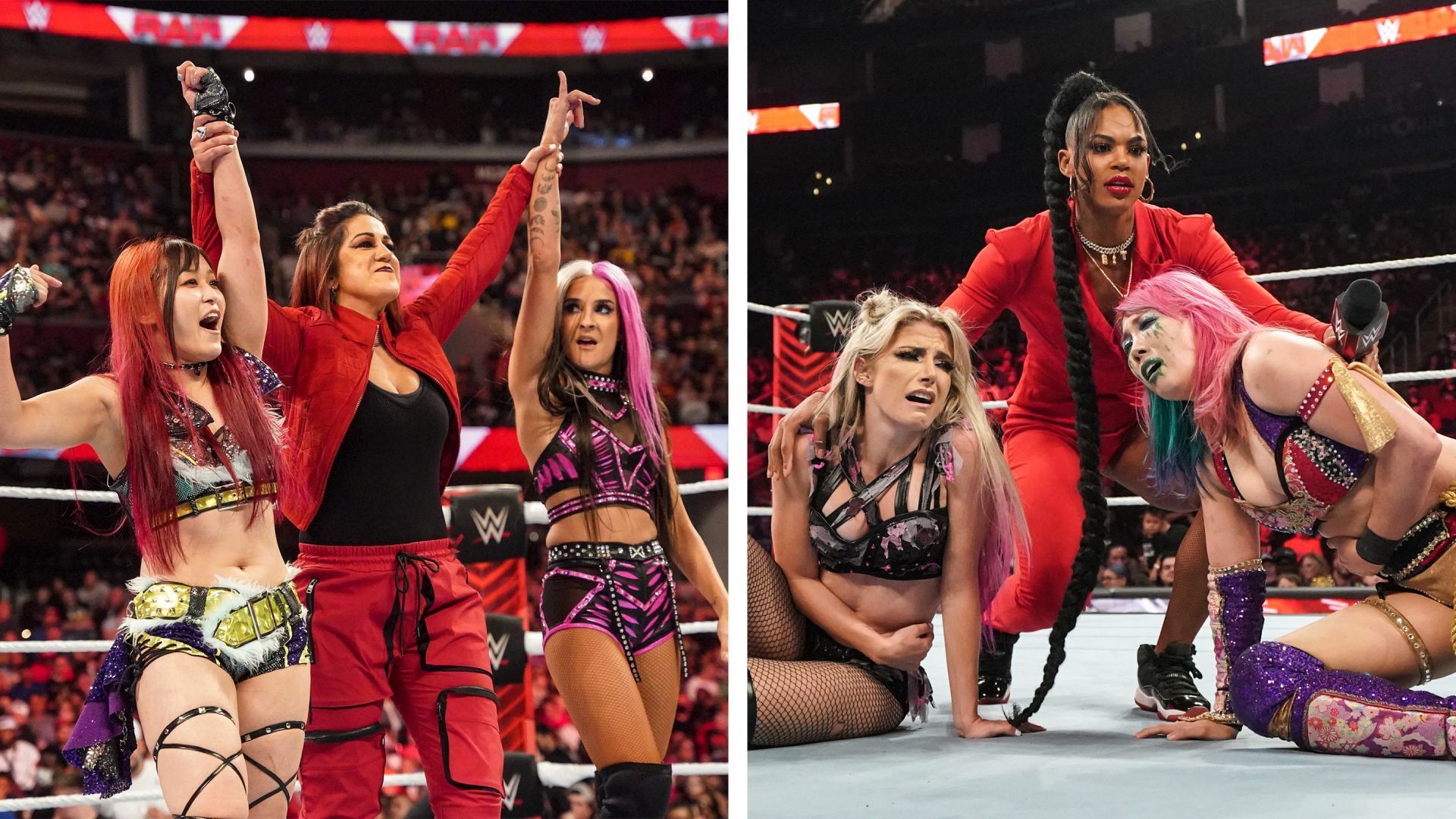 Dakota Kai and IYO SKY will battle Alexa Bliss and Asuka on WWE RAW.