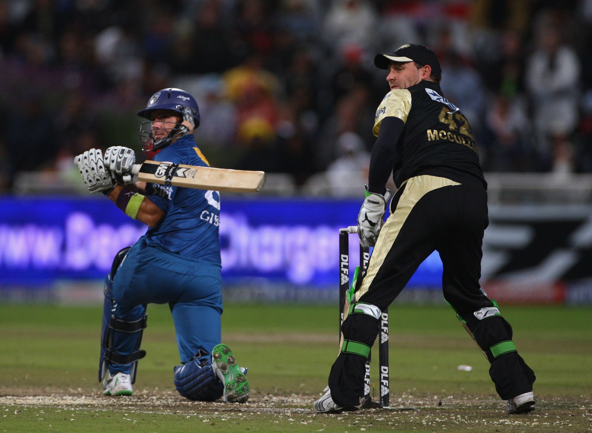 Herschelle Gibbs batting for Deccan Chargers. Pic: Getty Images