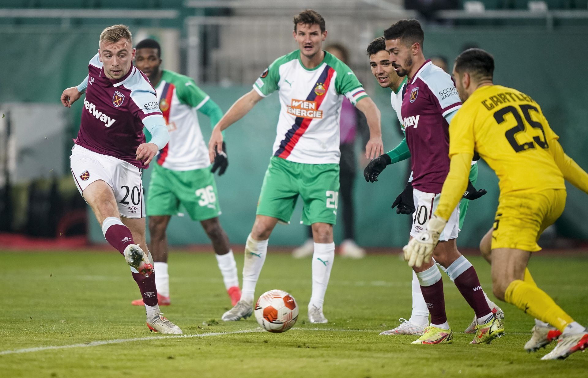 Rapid Wien has an easy path to the group stages of the UEFA Europa Conference League